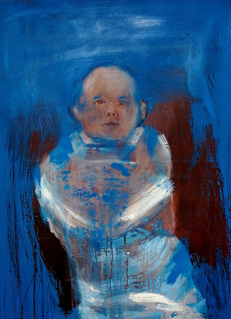 Overpaintings, mixed technique on canvas, 80x60 cm, 2000/2019 